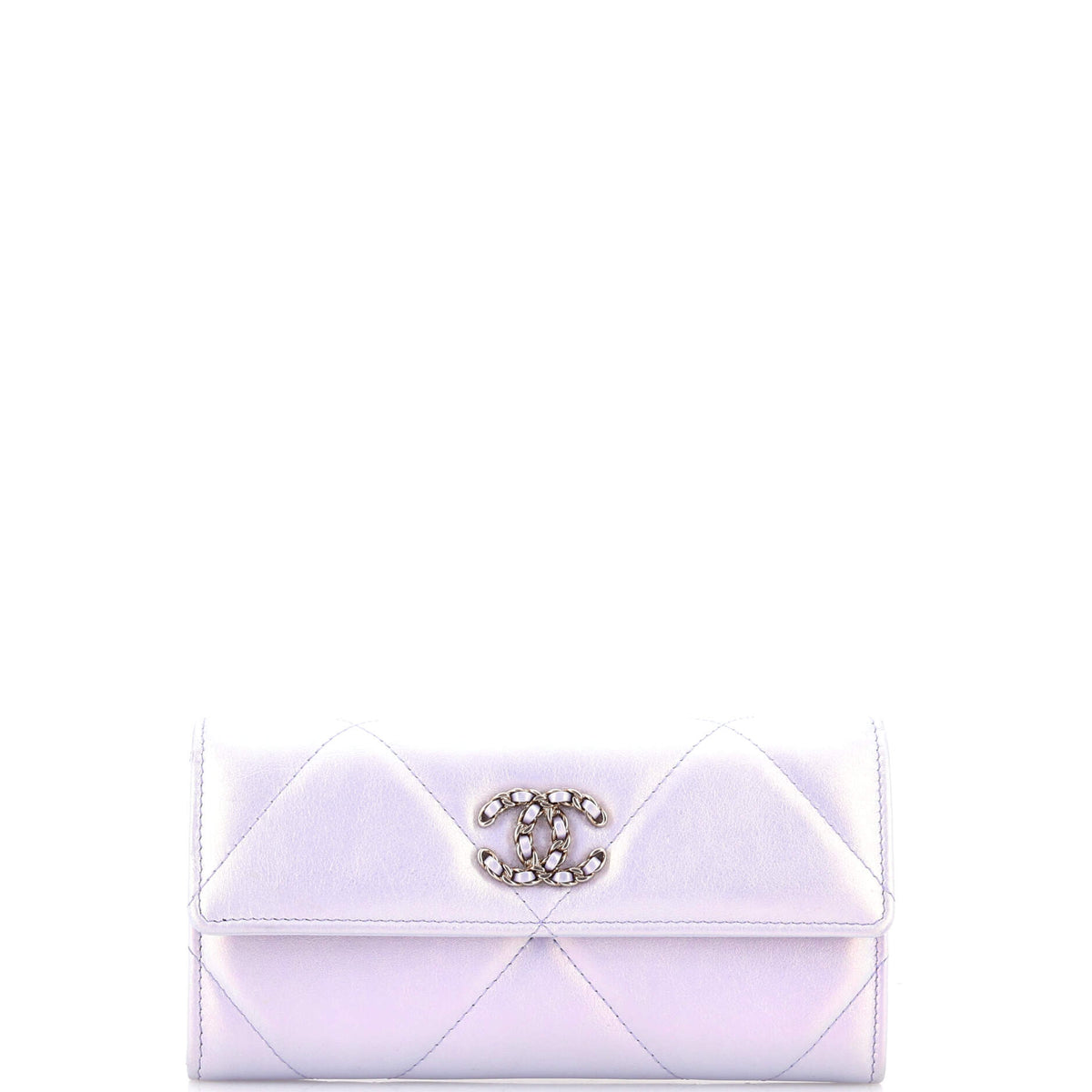 Chanel CHANEL 19 Flap Wallet Quilted Lambskin Long