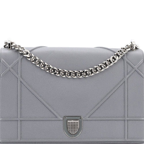 Diorama Flap Bag Grained Calfskin Large