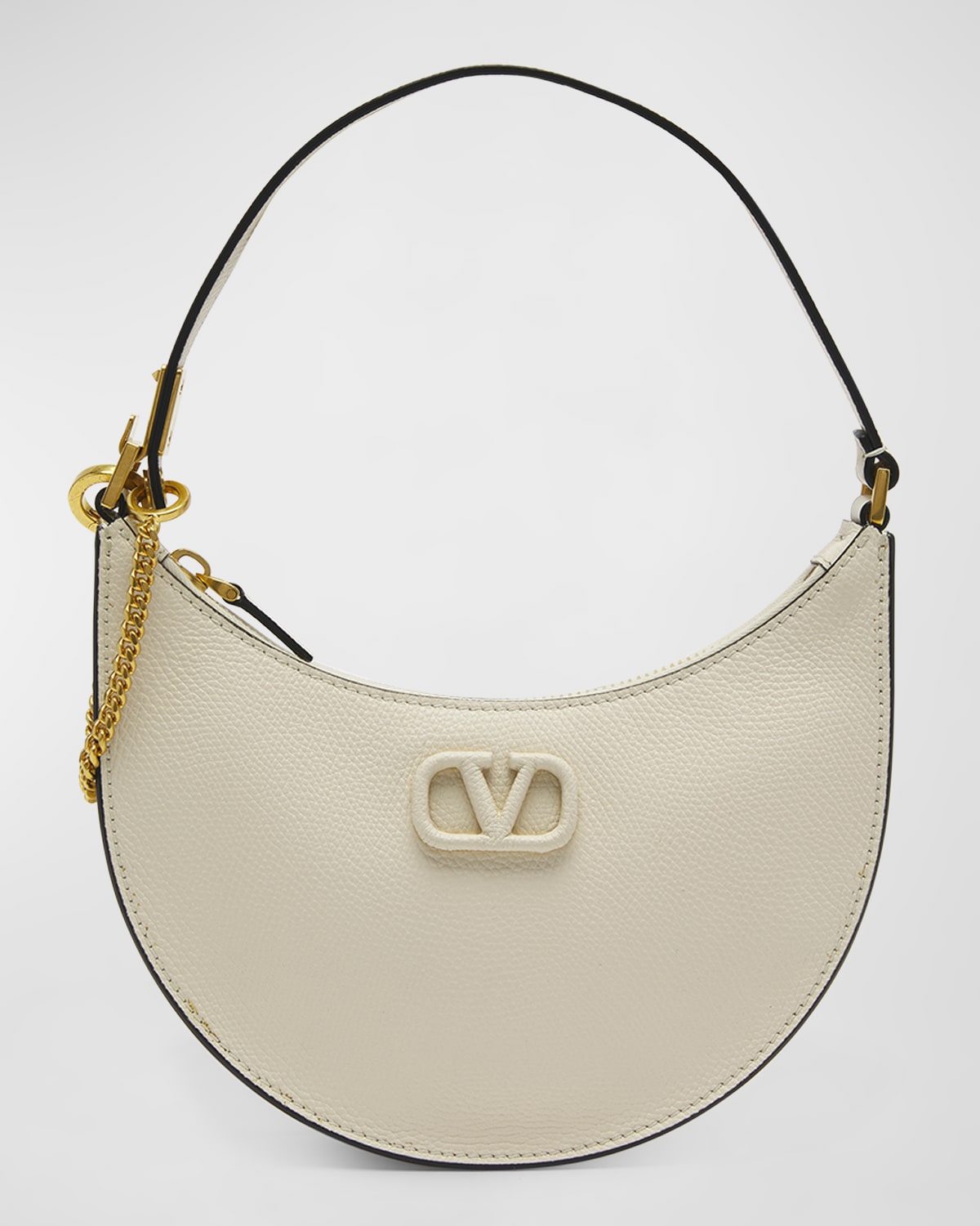 Valentino VLOGO Mini Hobo-Tasche aus Leder