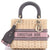 Lady Dior Bag Wicker and Toile de Jouy Jacquard Medium