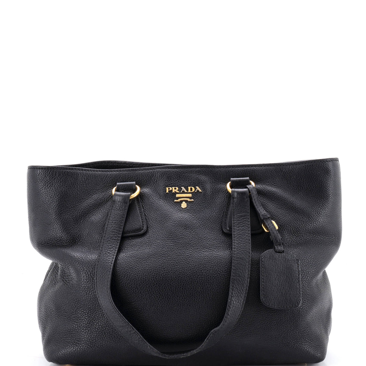 Prada PRADA Convertible Shopper Tote Vitello Daino Large