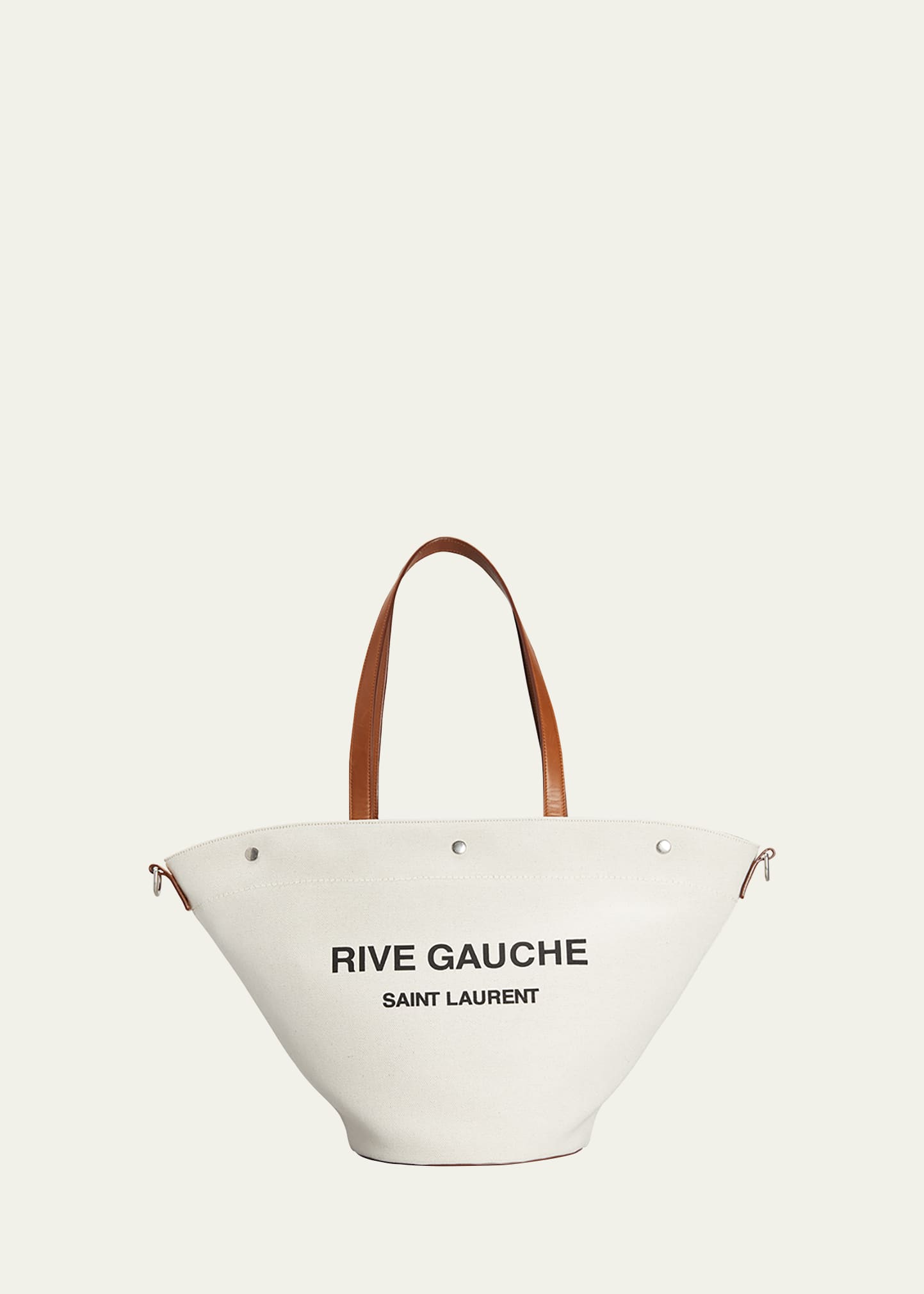 Saint Laurent Rive Gauche Cabas Tote Bag in Canvas