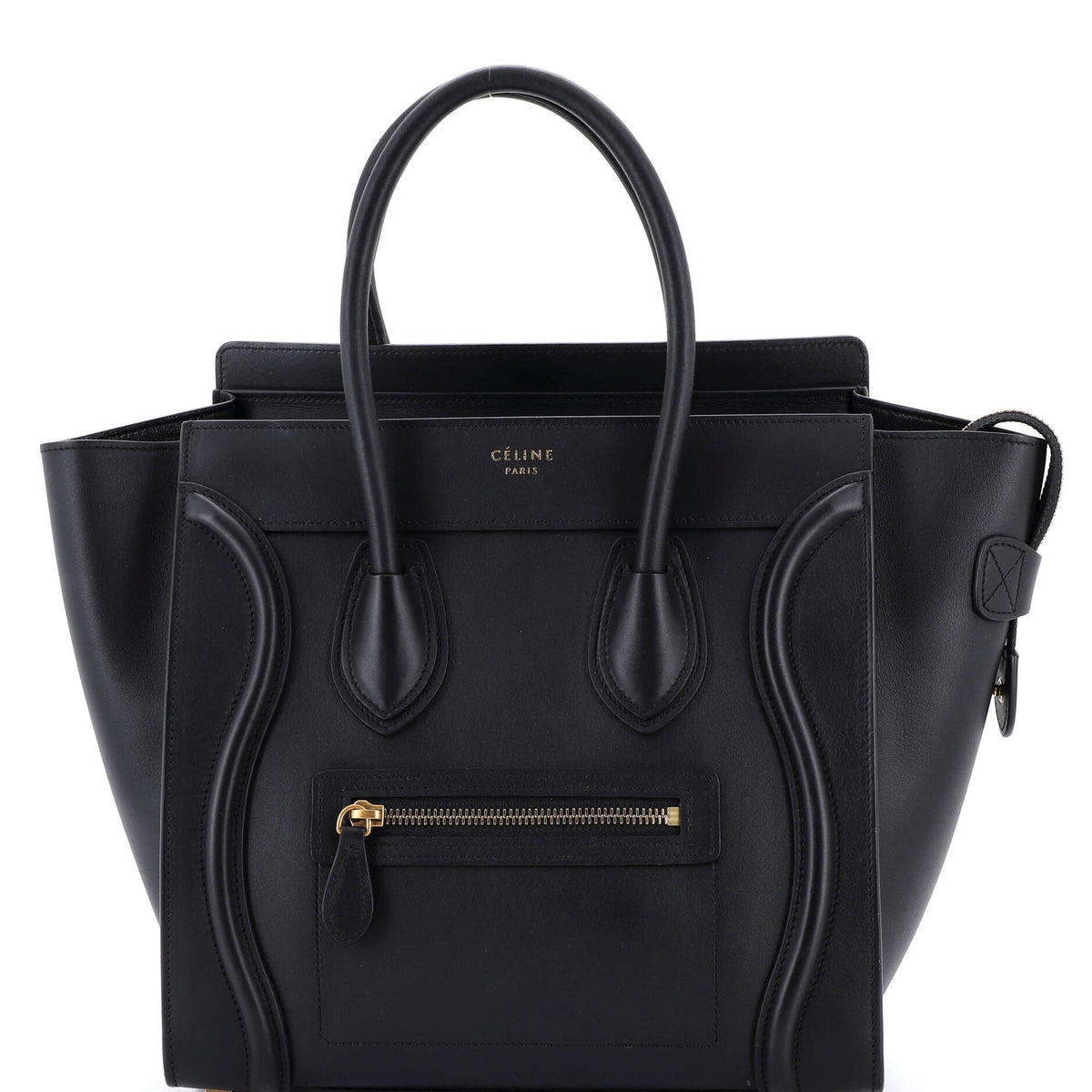 Celine CELINE Luggage Bag Smooth Leather Micro