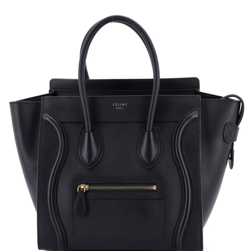 CELINE Luggage Bag Smooth Leather Micro