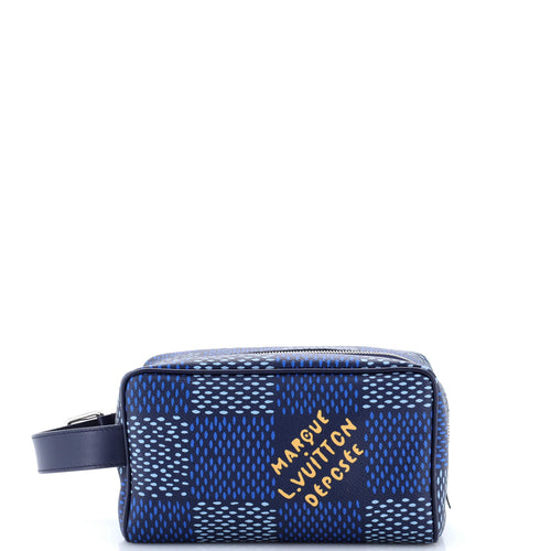 Locker Dopp Kit Limited Edition Damier Heritage Canvas