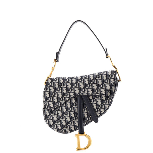 Saddle Handbag Oblique Canvas Medium