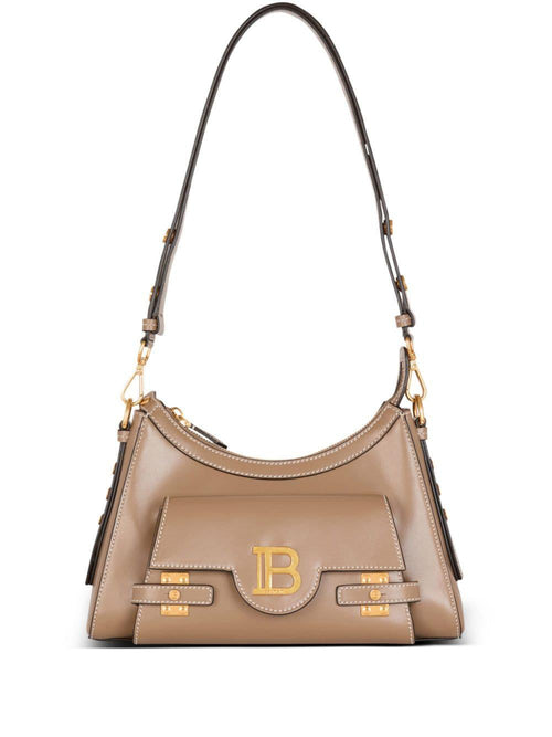 Women's Buzz Hobo Bag Golden Logo in Taupe | DN1BT904LSLX8AG8AG