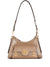 Women's Buzz Hobo Bag Golden Logo in Taupe | DN1BT904LSLX8AG8AG