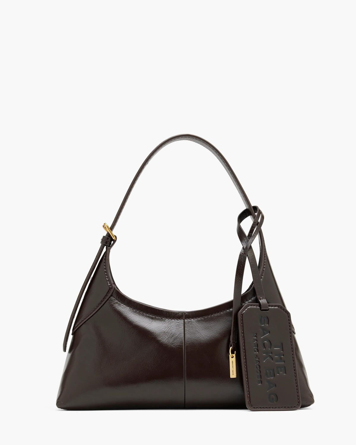 Marc Jacobs Marc Jacobs Small Belted Sack Bag In Crinkle Leather in Fondant