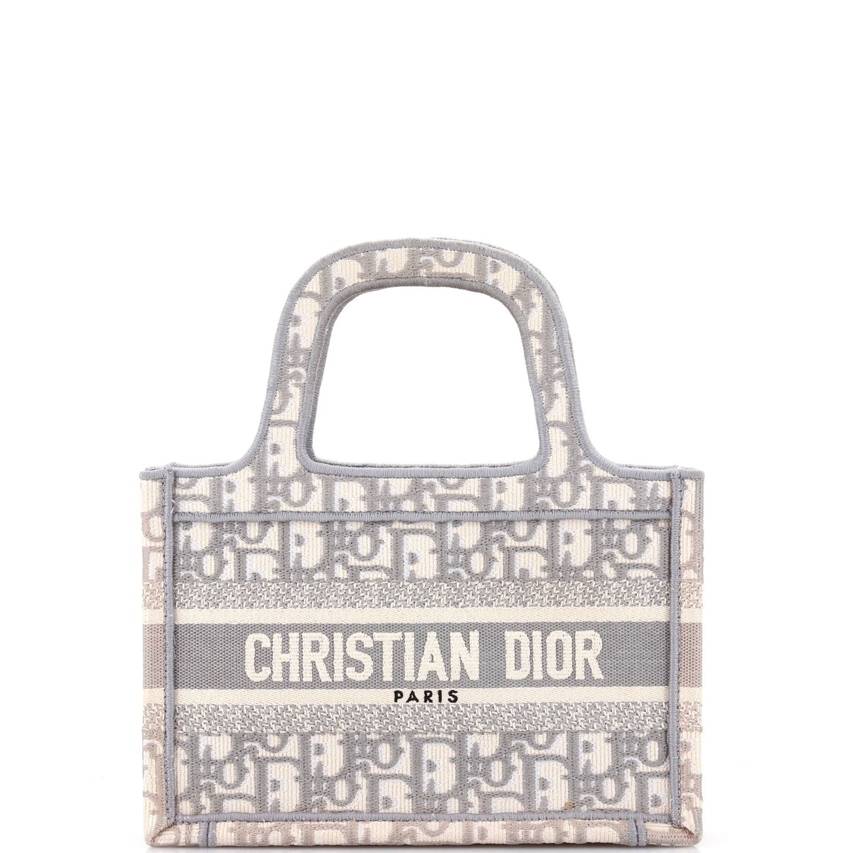 Christian Dior Book Tote Oblique Canvas Mini
