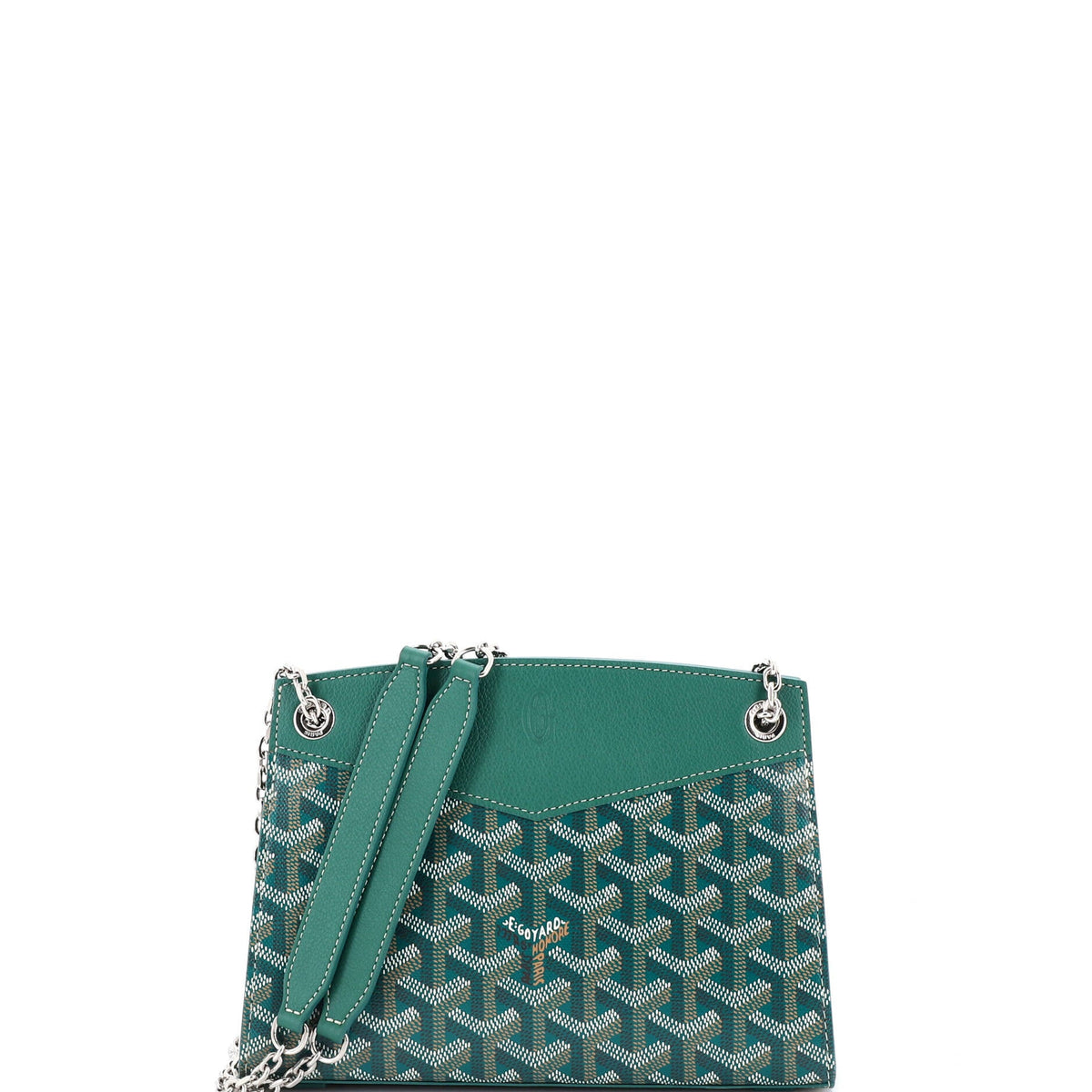 Goyard GOYARD Structured Rouette Chain Shoulder Bag Coated Canvas Mini
