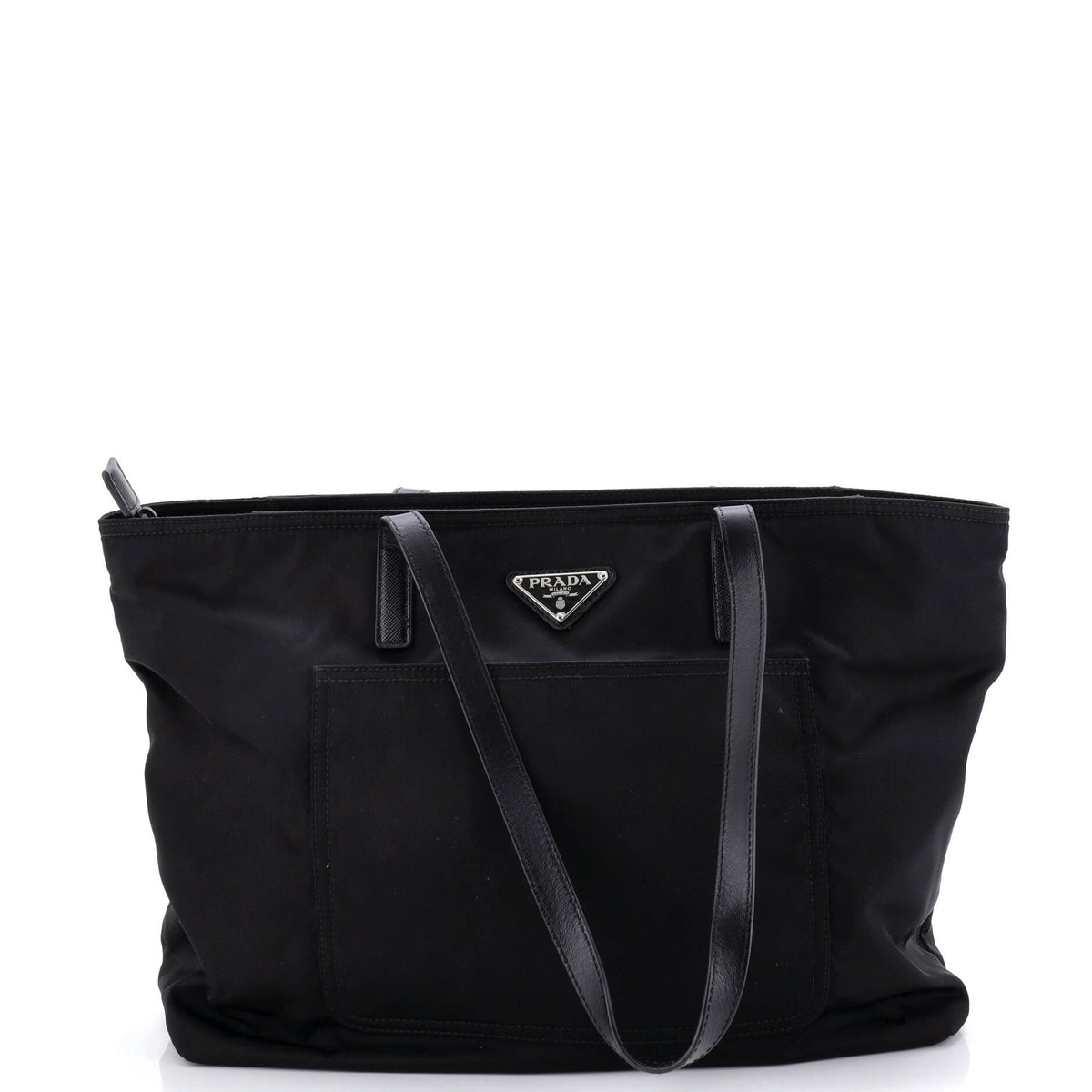 Prada PRADA Re-Edition 1978 Pocket Tote Re-Nylon with Saffiano Leather Medium
