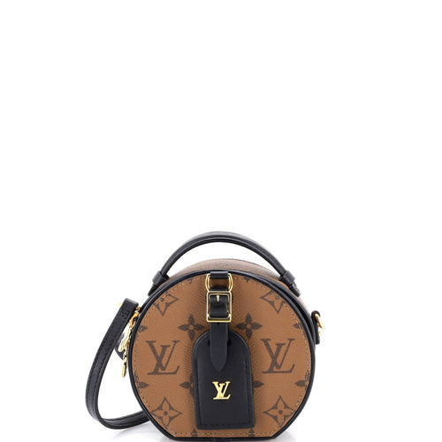 Mini Boite Chapeau Bag Reverse Monogram Canvas