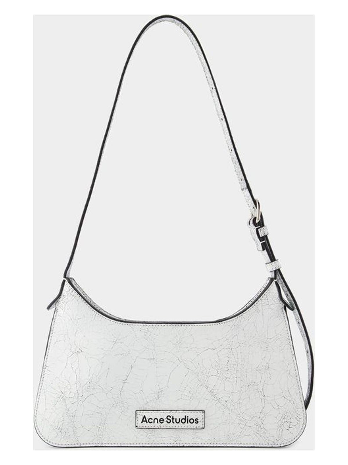 Acne Studios Women's Platt Mini Hobo Bag in White | A10351 Color 100