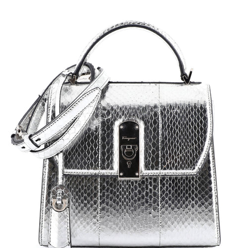 Boxyz Top Handle Bag Snakeskin Medium