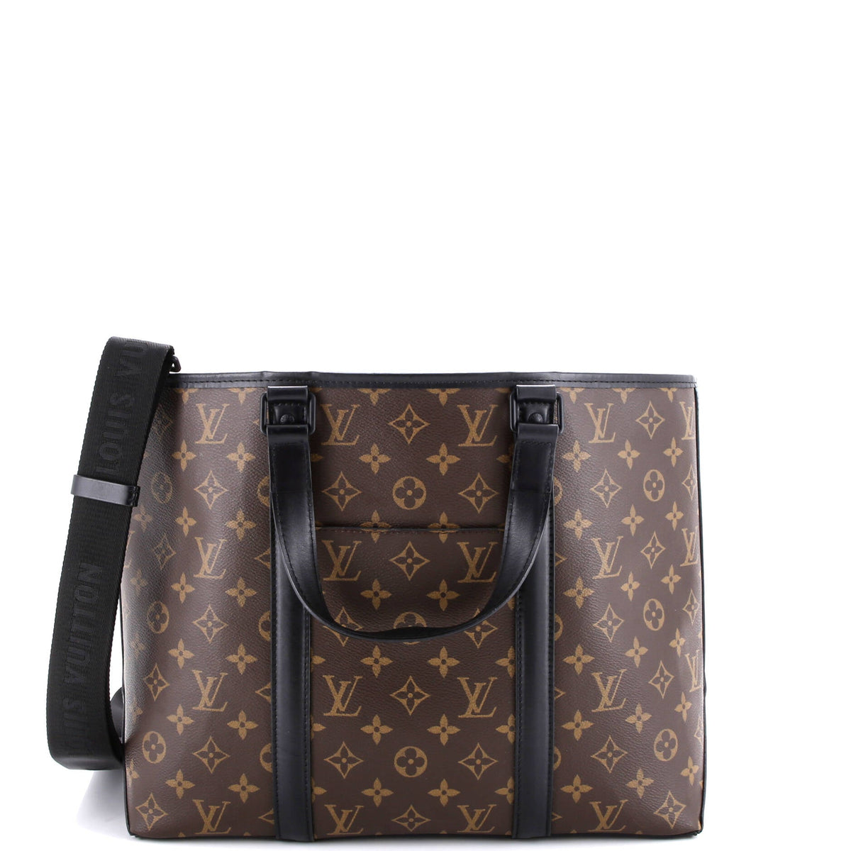 Louis Vuitton Weekend Tote Macassar Monogram Canvas PM