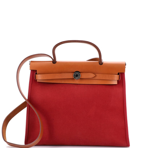 Herbag Zip Leather and Toile 31