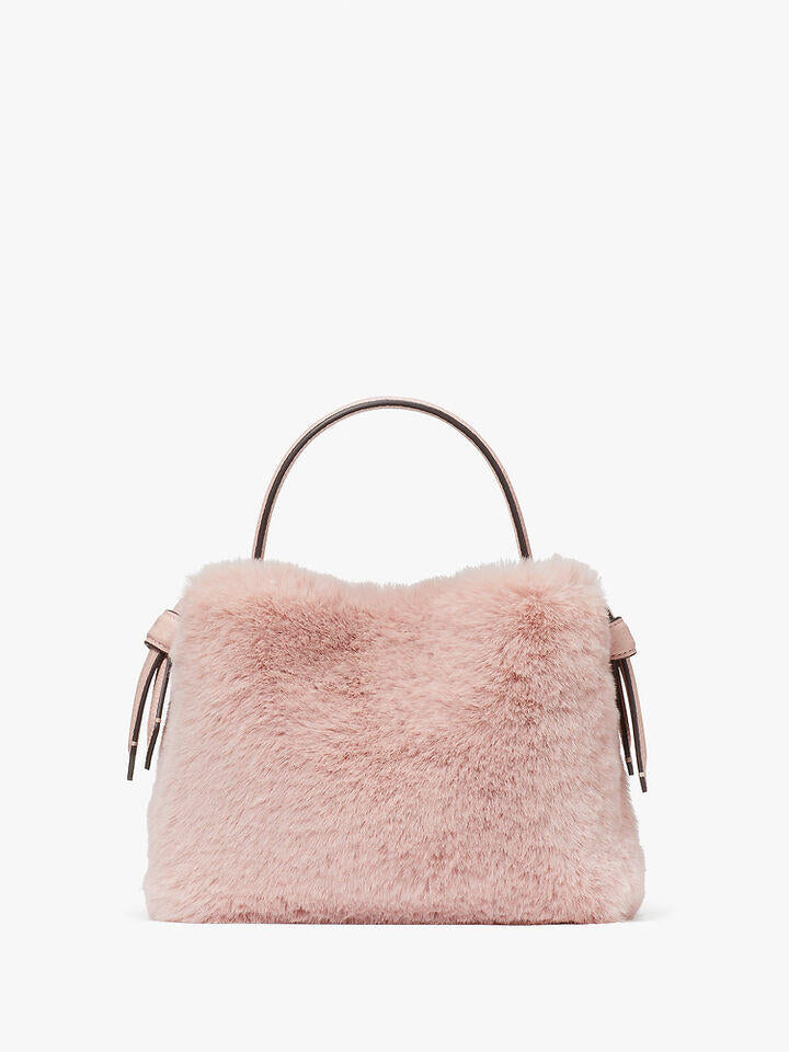 Kate Spade Au Knott Faux Fur Mini Crossbody Tote