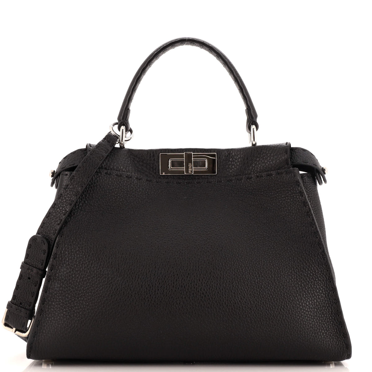 Fendi FENDI Selleria Peekaboo ISeeU Bag Leather Medium