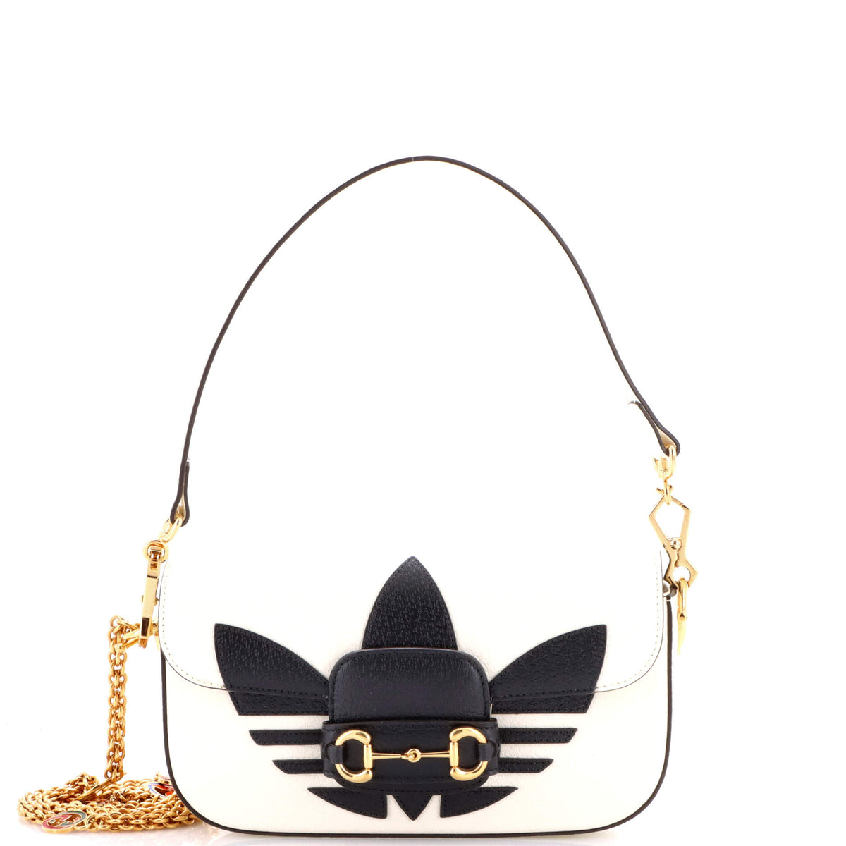 Gucci GUCCI x Adidas Horsebit 1955 Shoulder Bag Leather East West