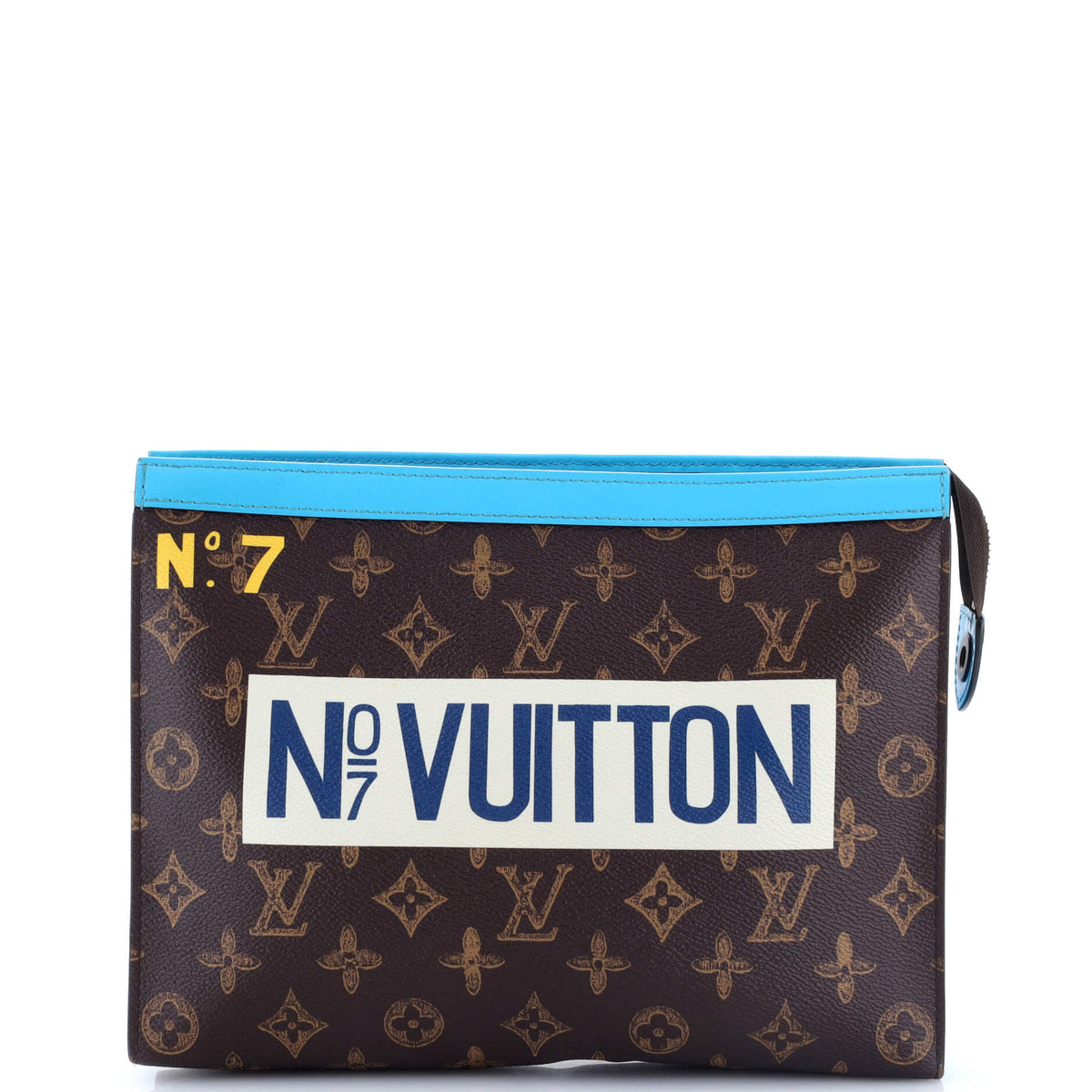 Louis Vuitton Pochette Voyage No.7 Trunk L'Oeil Vintage Monogram Canvas MM