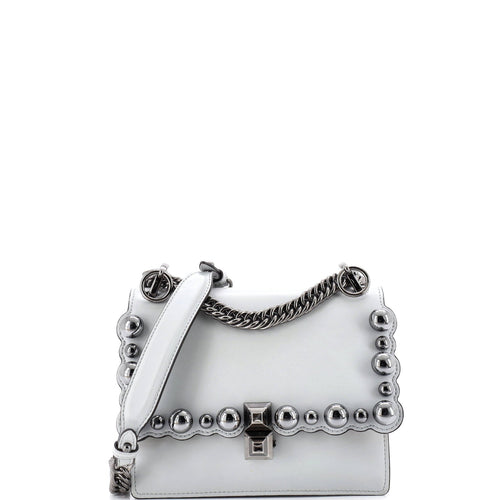 FENDI Kan I Bag Studded Leather Small