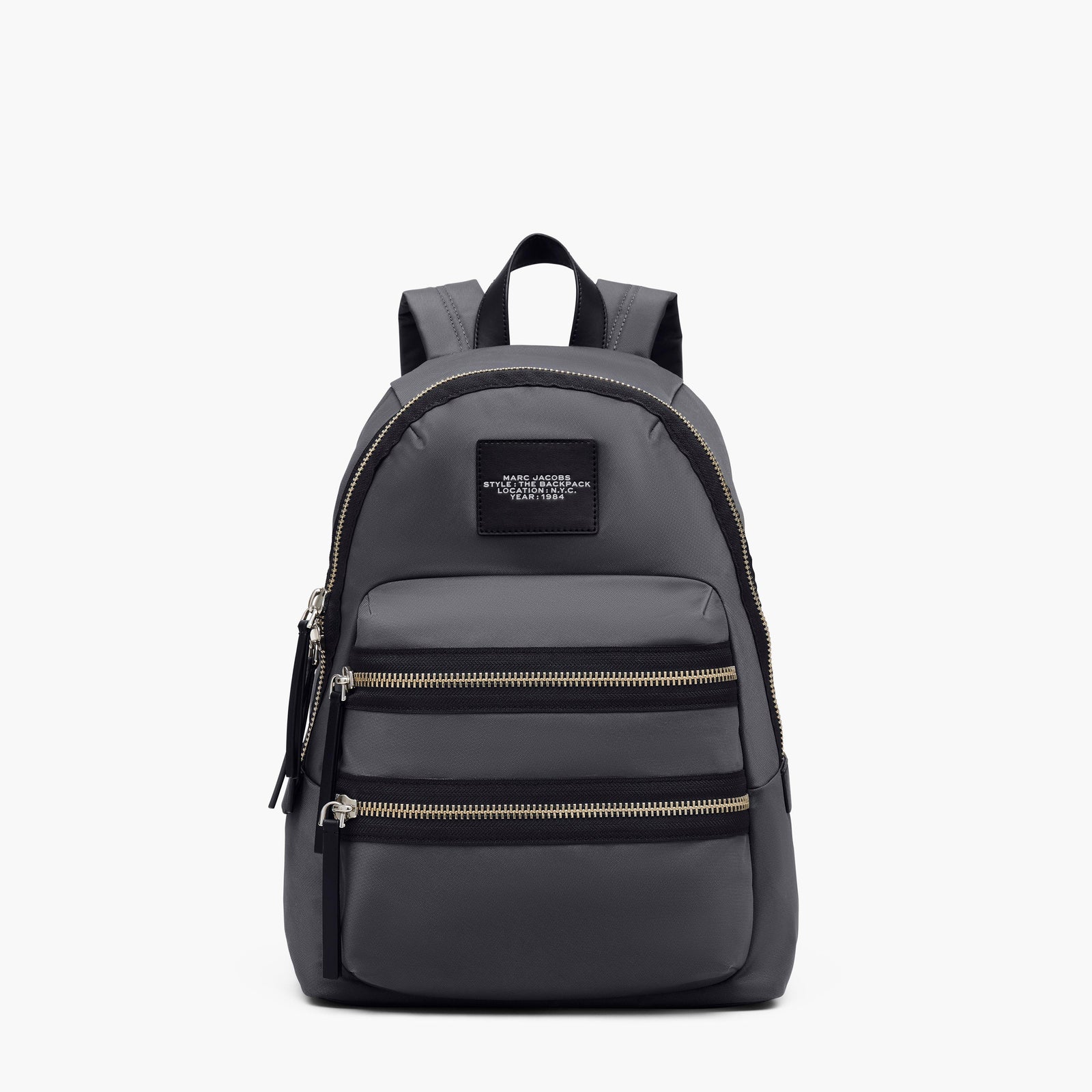 Marc Jacobs The Biker Nylon Large Backpack in Dark Shadow