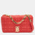 Red Quilted Leather Small Lola Chain Shoulder Bag