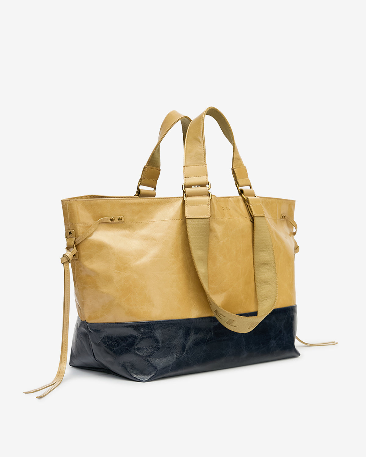 Isabel Marant Wardy Bag - Female - Beige-navy - Isabel Marant