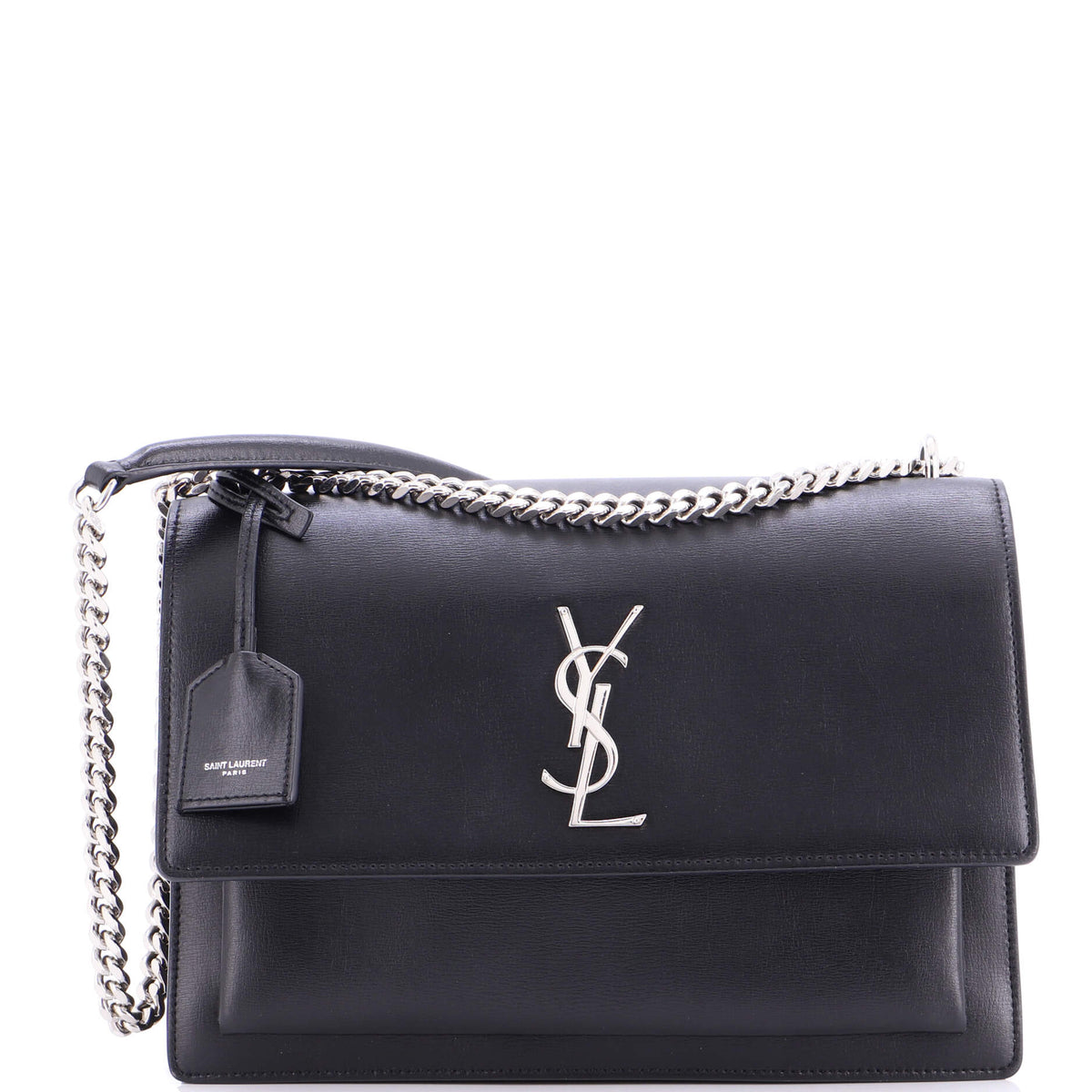 Saint Laurent Sunset Crossbody Bag Leather Large