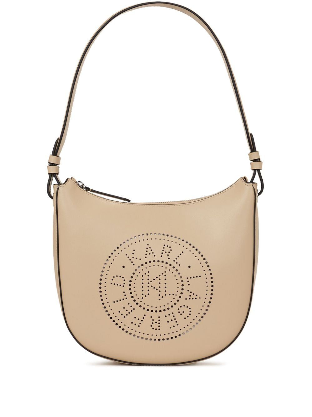 Karl Lagerfeld Women's Circle Moon Sand Bag With Perforated Logo in A735 | 241W3028A735A735