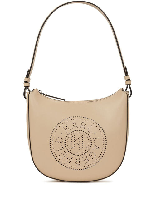 Women's Circle Moon Sand Bag With Perforated Logo in A735 | 241W3028A735A735