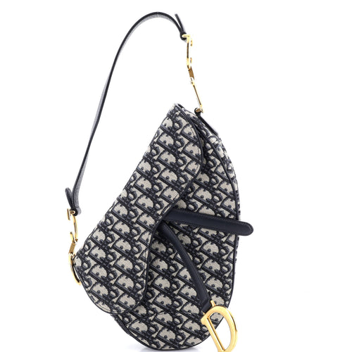 Saddle Handbag Oblique Canvas Medium