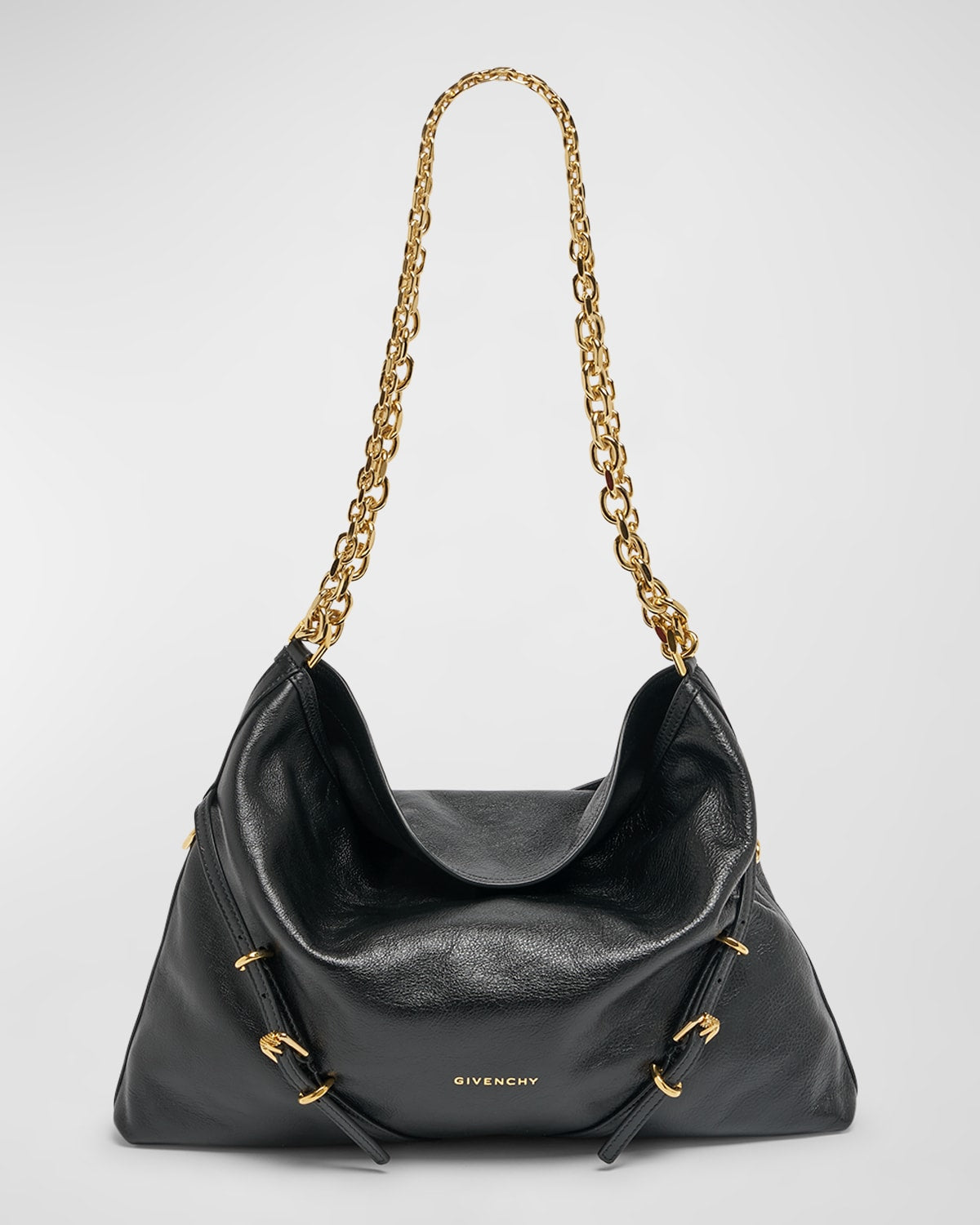 Givenchy Medium Shoulder Bag with Chain in Tumbled Leather