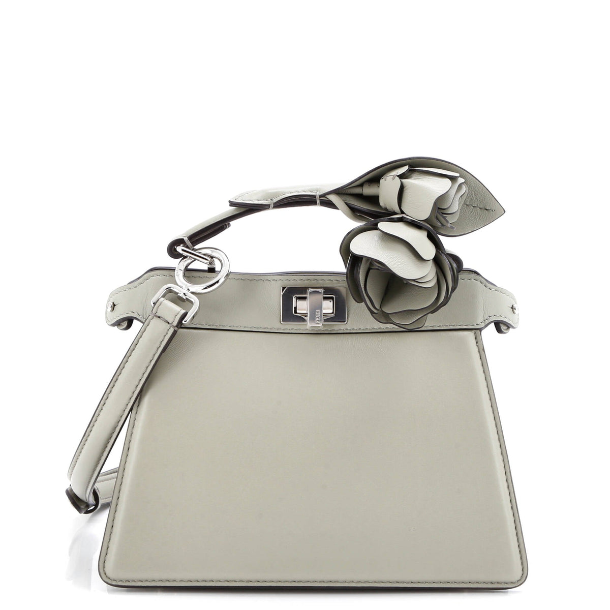 Fendi FENDI Peekaboo ISeeU Bag Leather with Embellished Handle Petite