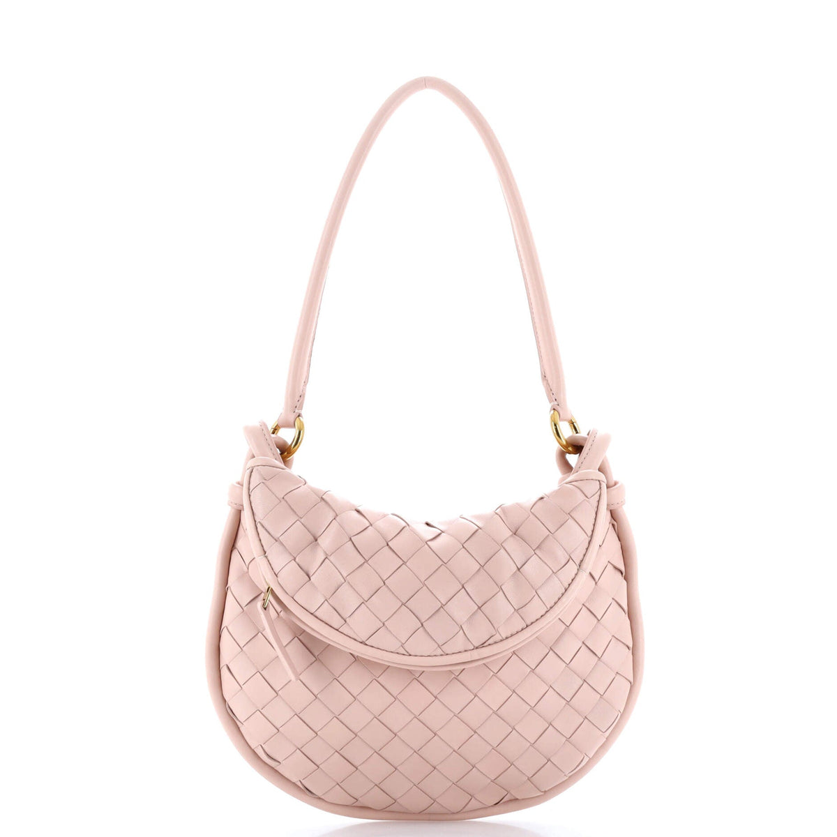 Bottega Veneta Gemelli Shoulder Bag Intrecciato Leather Small