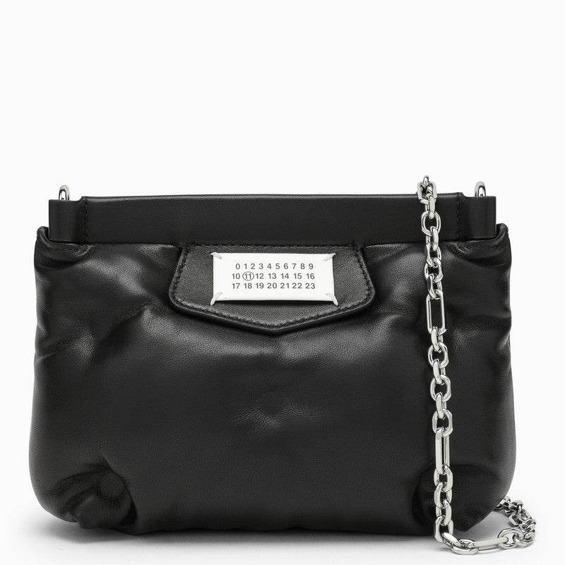 Maison Margiela Glam Slam red carpet black mini bag