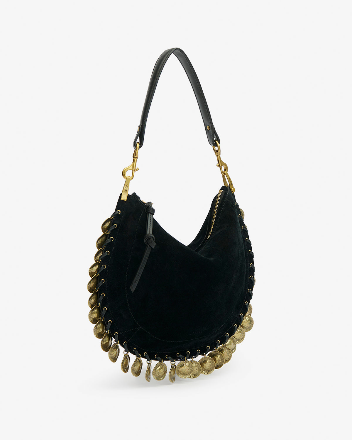 Isabel Marant Oskan Soft Zip Bag - Female - Black - Isabel Marant