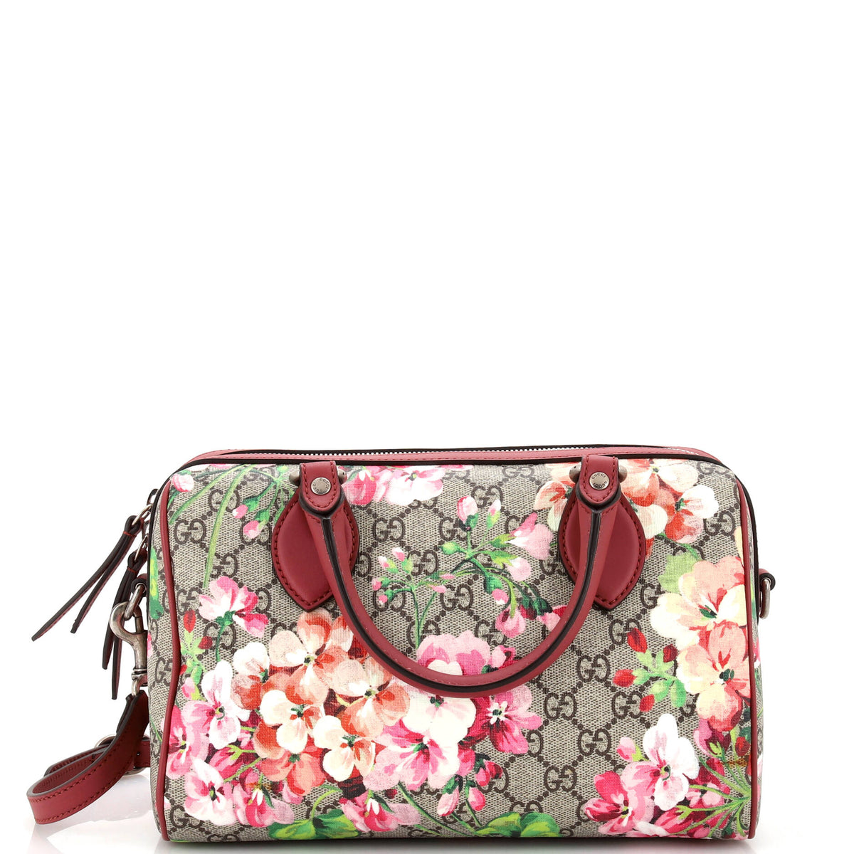 Gucci GUCCI Convertible Boston Bag Blooms Print GG Coated Canvas Small