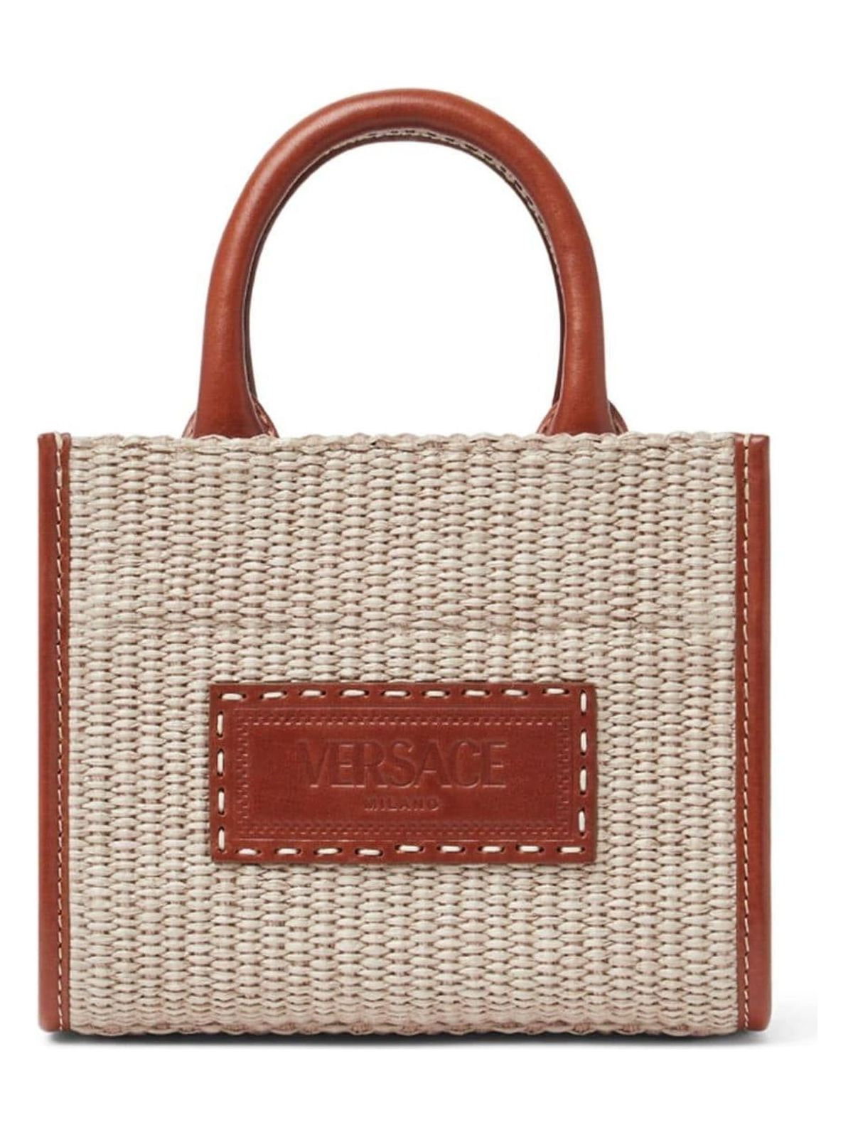 Versace Women's Barocco Athena Tote Bag in Natural | 10152881A11503