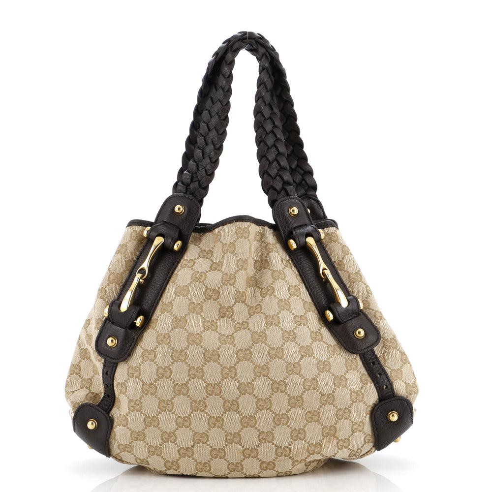 GUCCI Pelham Shoulder Bag GG Canvas Medium