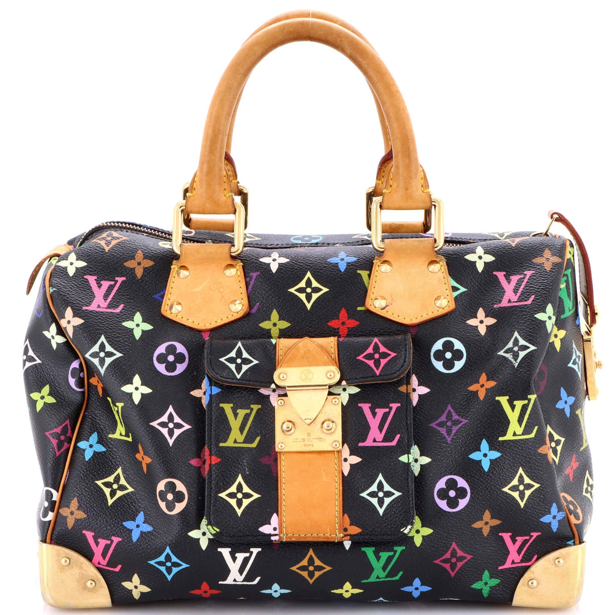 Louis Vuitton Speedy Handbag Monogram Multicolor 30