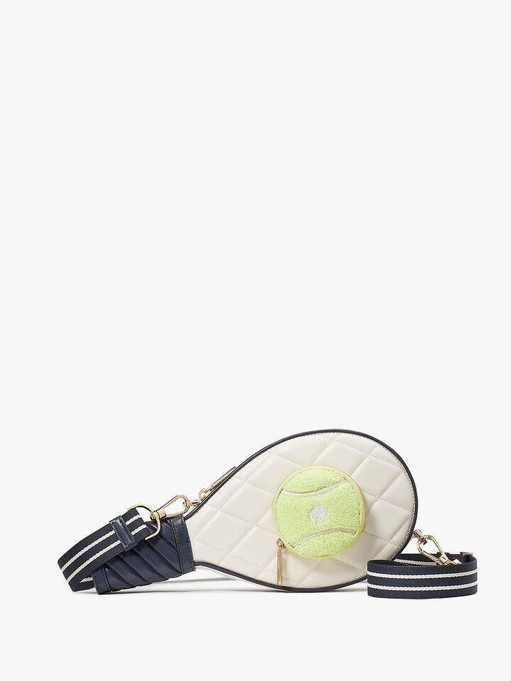 Kate Spade Au Grand Slam 3D Mini Tennis Racket Crossbody