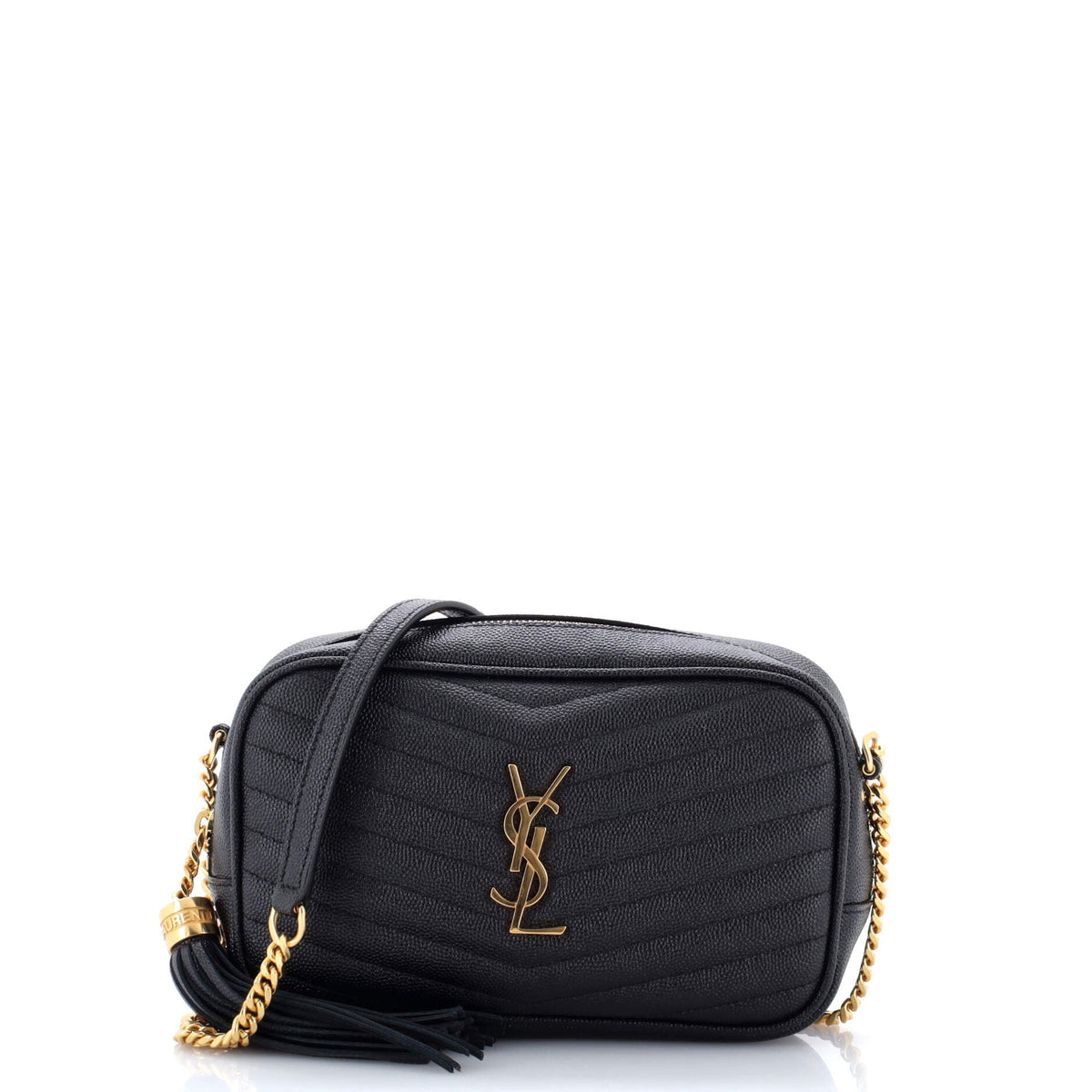 Saint Laurent Lou Camera Bag Matelasse Chevron Leather Mini