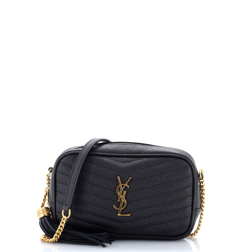 Lou Camera Bag Matelasse Chevron Leather Mini