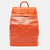 Orange Goyardine Coated Canvas and Leather Steamer Bag