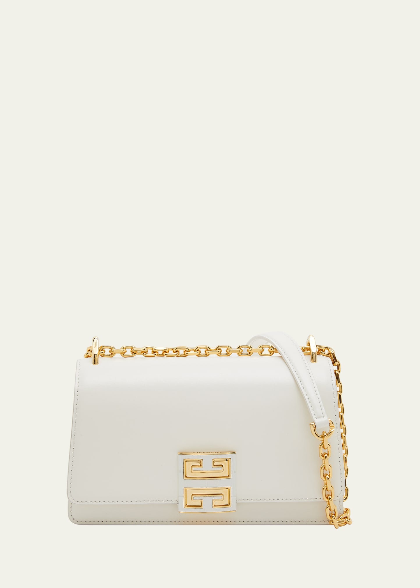 Givenchy Petit sac bandoulière 4G en cuir avec bandoulière chaîne coulissante