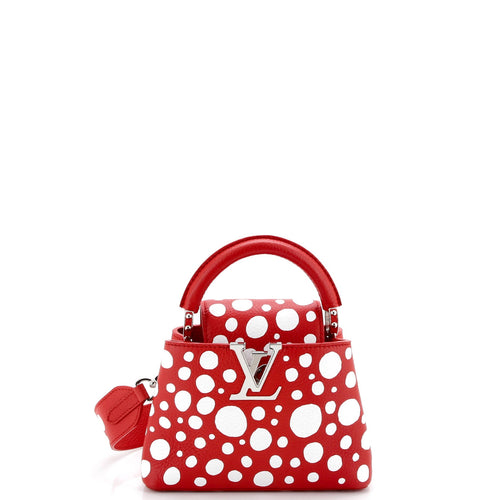 Capucines Bag Yayoi Kusama Infinity Dots Taurillon Leather Mini