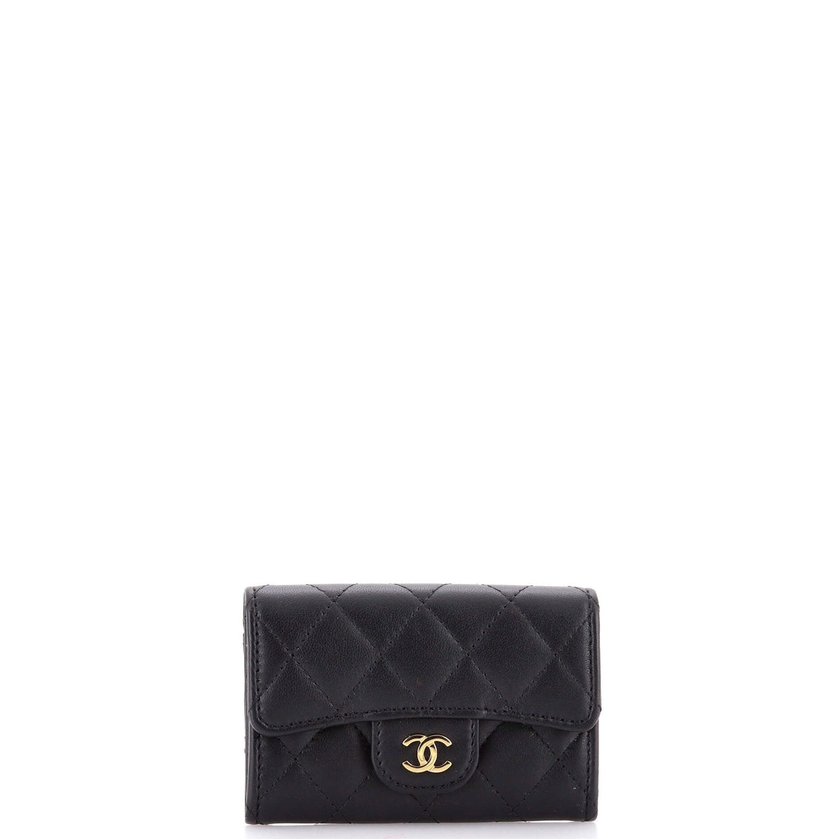 Chanel CHANEL Classic Flap Card Case Quilted Lambskin