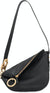 Women's Knight Leather Shoulder Bag in Black | 8077553148059 Color B4935